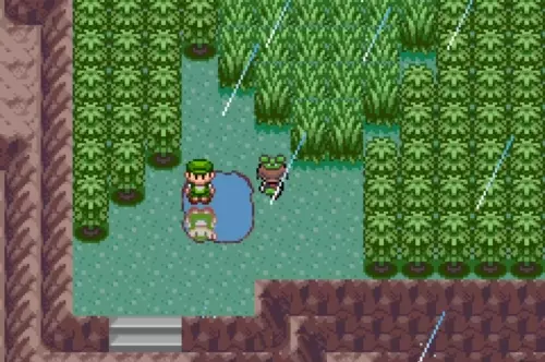 An encounter in Pokémon Emerald